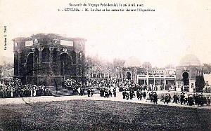GUELMA - LE PRESIDENT LOUBET VISITE L'EXPOSITION EN 1903